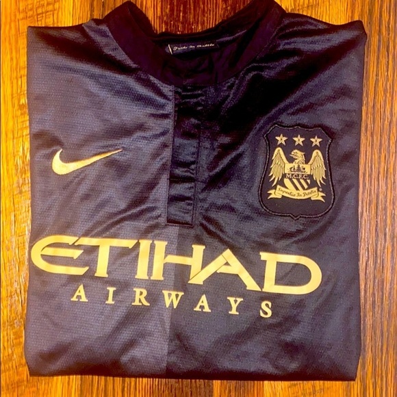 NWOT 2014 Manchester City long sleeve Jersey - Picture 1 of 9
